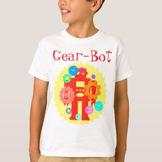 Gear Robot T-shirt (Voorkant)