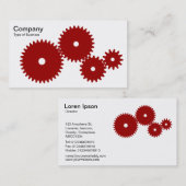 Gear - Ruby op White Visitekaartje (Voorkant / Achterkant)