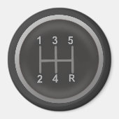 Gear Shift Knop voor Nerd Geeks Magneet (Voorkant)
