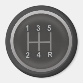 Gear Shift Knop voor Nerd Geeks Magneet