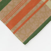 Gear Tartan - Groen/Bruin Fleece Deken (Hoek)