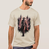 Gear Up for the Frontier - Steampunk Cowboy T-shirt (Voorkant)