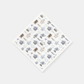 Gear Up voor Fun Robot Kinder Happy Birthday Servet (Hoek)