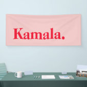 Gear up voor Kamala Harris 2024 Roze Spandoek (Beurs)