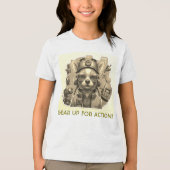 Gear voor actie! Tri-Blend shirt (Voorkant)