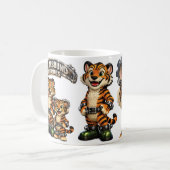 Gearbound Heroes Tijgers Koffiemok (Voorkant links)