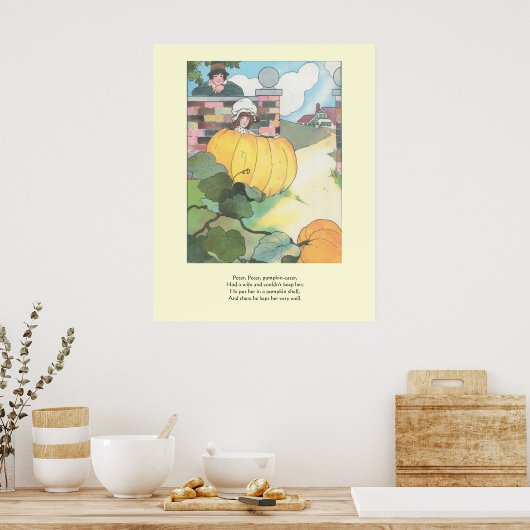 Gearchiveerde Sjabloon object voor moeder gans Poster (Keuken)