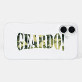 GEARDO! CAMO / CAMOUFLAGE iPhone HOESJE (Achterkant horizontaal)