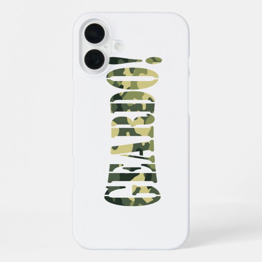 GEARDO! CAMO / CAMOUFLAGE iPhone HOESJE (Achterkant)