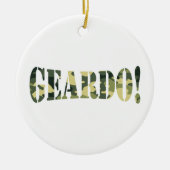 GEARDO! CAMO/CAMOUFLAGE KERAMISCH ORNAMENT (Voorkant)