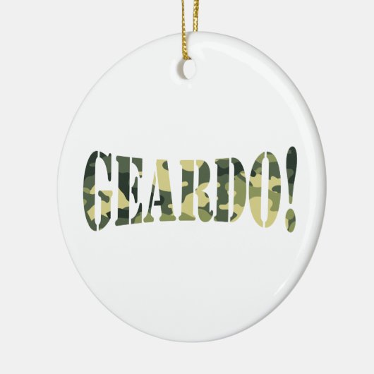 GEARDO! CAMO/CAMOUFLAGE KERAMISCH ORNAMENT (Links)