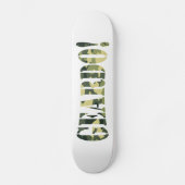 GEARDO! CAMO/CAMOUFLAGE PERSOONLIJK SKATEBOARD (Voorkant)