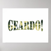 GEARDO! CAMO/CAMOUFLAGE POSTER (Voorkant)