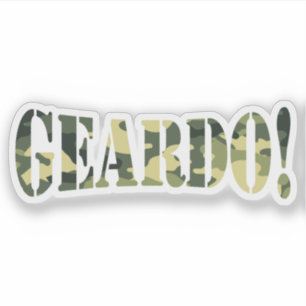 GEARDO! CAMO/CAMOUFLAGE STICKER
