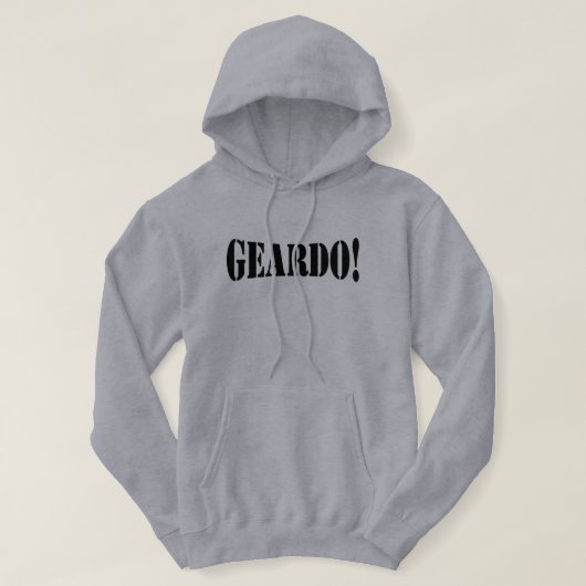 GEARDO! HOODIE (Design voorkant)