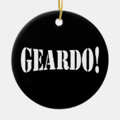 GEARDO! KERAMISCH ORNAMENT (Voorkant)