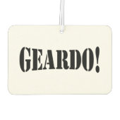 GEARDO! LUCHTVERFRISSER (Achterkant)