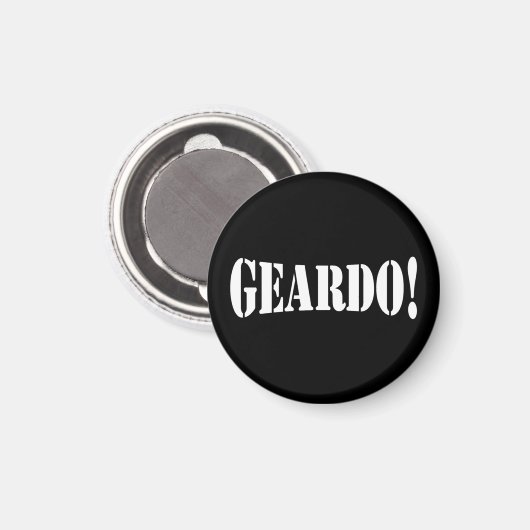 GEARDO! MAGNEET (Voorkant / Achterkant)