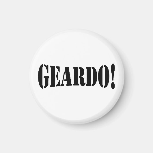 GEARDO! MAGNEET (Voorkant)