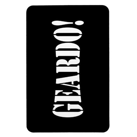GEARDO! MAGNEET (Verticaal)