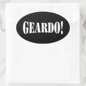 GEARDO! OVALE STICKER (Tas)