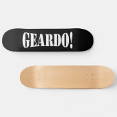 GEARDO! PERSOONLIJK SKATEBOARD (Horizontaal)
