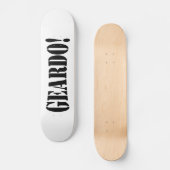 GEARDO! PERSOONLIJK SKATEBOARD (Voorkant)