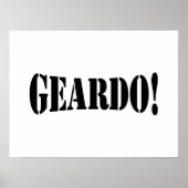 GEARDO! POSTER (Voorkant)