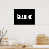 GEARDO! POSTER (Keuken)