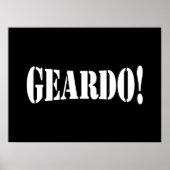 GEARDO! POSTER (Voorkant)