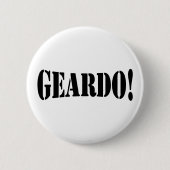 GEARDO! RONDE BUTTON 5,7 CM (Voorkant)