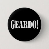 GEARDO! RONDE BUTTON 5,7 CM (Voorkant)