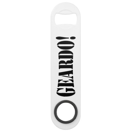 GEARDO! SPEED FLESSENOPENER (Voorkant)