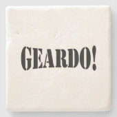 GEARDO! STENEN ONDERZETTER (Voorkant)