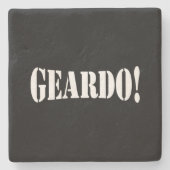 GEARDO! STENEN ONDERZETTER (Voorkant)