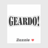 GEARDO! STICKER (Vel)
