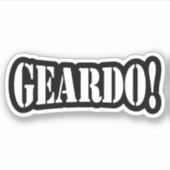 GEARDO! STICKER (Voorkant)