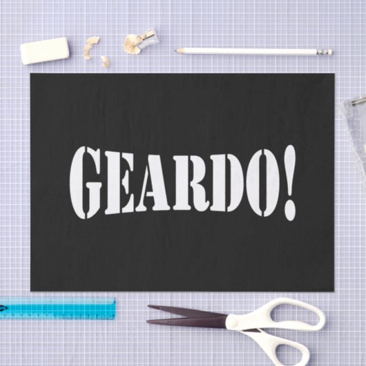 GEARDO! TISSUEPAPIER (Craft)