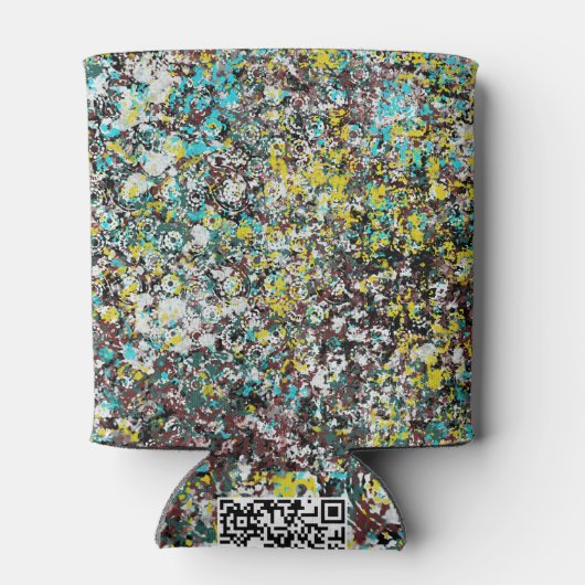 Geared Toward Abstract Art Design Lover Blikjeskoeler (Achterkant)