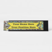 Geared Toward Abstract Art Design Lover Bureau Naambordje (Voorkant)