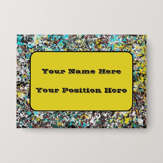 Geared Toward Abstract Art Design Lover Button (Voorkant)