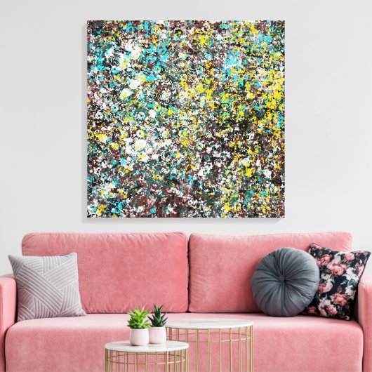 Geared Toward Abstract Art Design Lover  Canvas Afdruk (Insitu (Woonkamer))