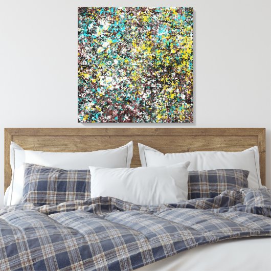 Geared Toward Abstract Art Design Lover  Canvas Afdruk (Insitu (Slaapkamer))