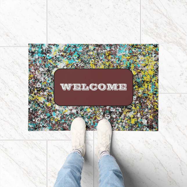 Geared Toward Abstract Art Design Lover Deurmat (Binnen)