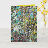 Geared Toward Abstract Art Design Lover Kaart (Gele Bloem)