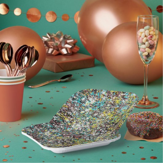 Geared Toward Abstract Art Design Lover Papieren Bordje (Multi)