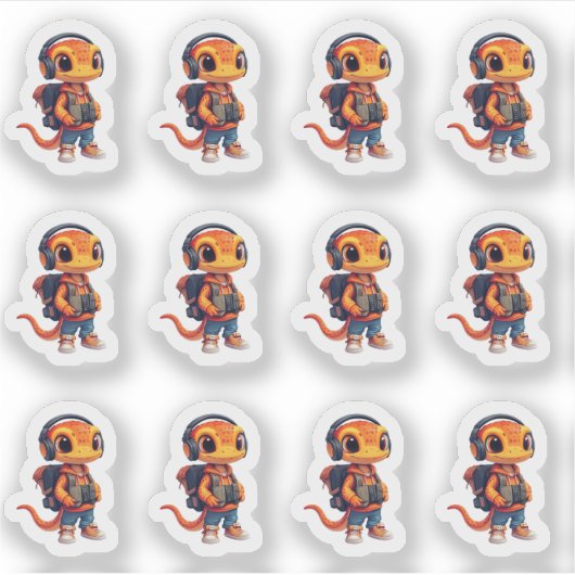 Geared Up 12 Sticker Blad (Voorkant)