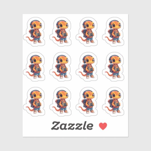 Geared Up 12 Sticker Blad (Vel)