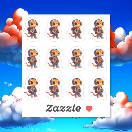 Geared Up 12 Sticker Blad