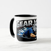 Gearhead Mechanics Mug Mok (Voorkant links)
